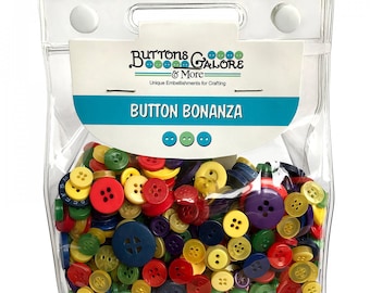 Buttons Galore Button Grab Bag Bonanza Collection Primary