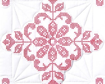 Jack Dempsey Needle Art XX Interlocking Colonial Quilt Blocks