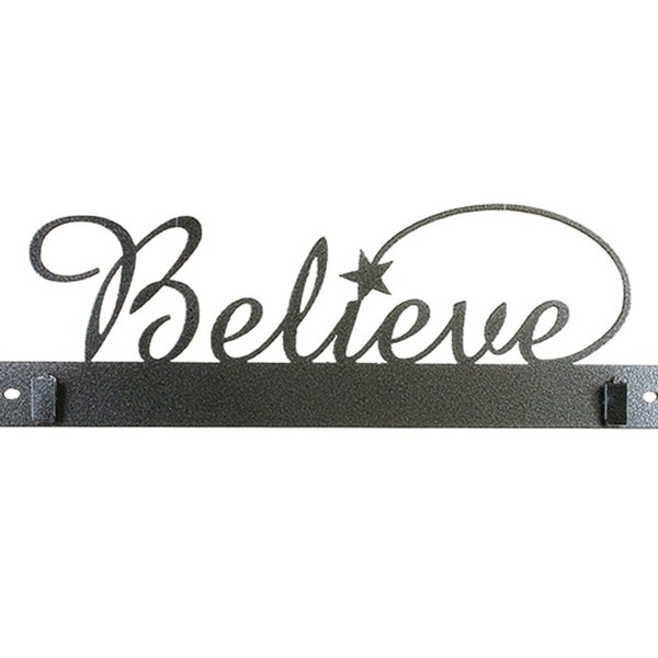 Classic Motifs 14 Inch Believe Craft Holder With Clips