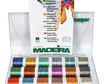 Madeira Poly Variegated 18 Spool Gift Box
