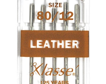 Klasse' Sewing Machine Leather Needle 80/12
