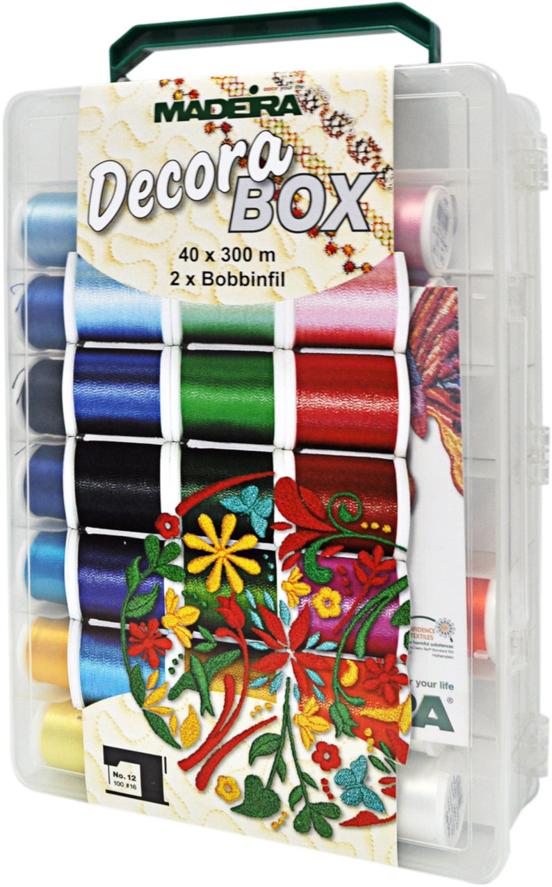 Madeira Decora No.12 40 Spool Box Incredible Threadable - Etsy