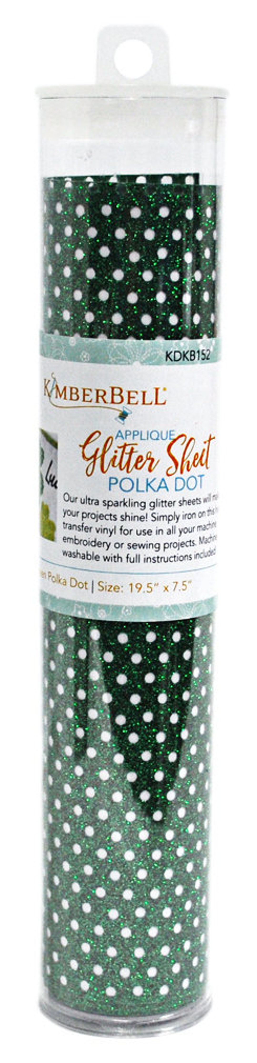 Kimberbell Applique Glitter Sheets Green Polka Dot Etsy