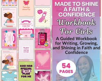 Confidence Club Workbook for Kids – Self Esteem, Growth Mindset (Digital Printable)