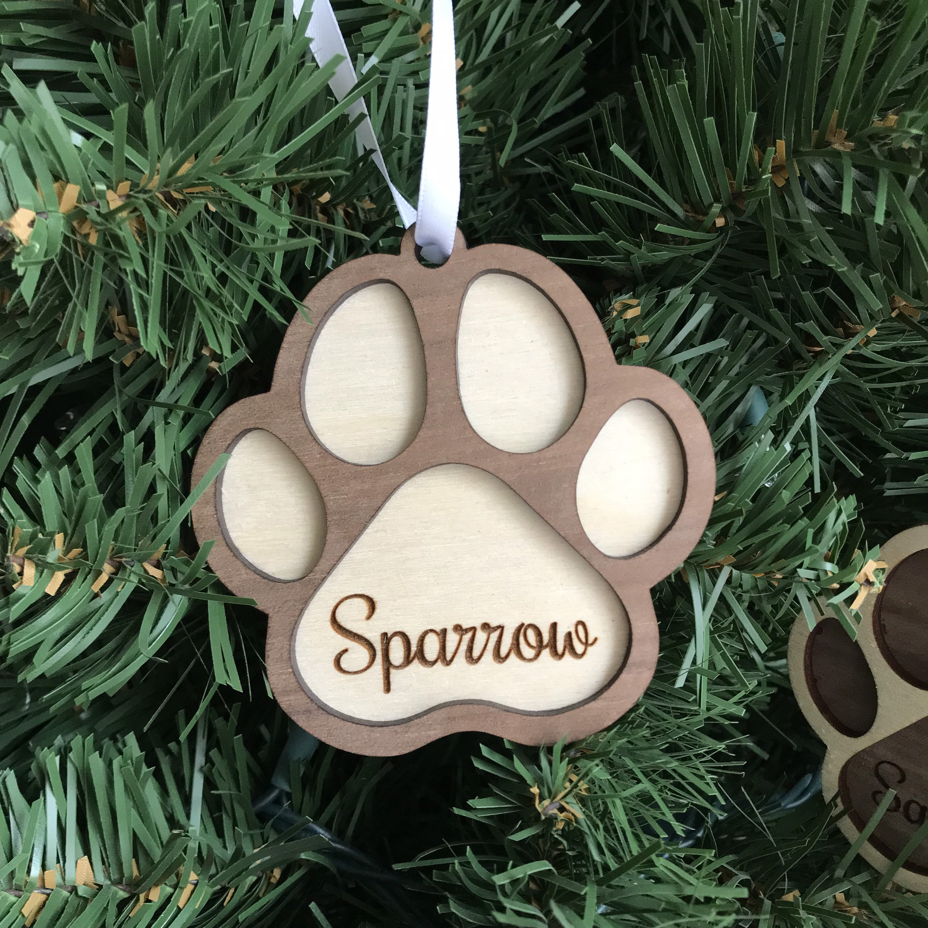 Dog paw print ornament kit - volfcontrol