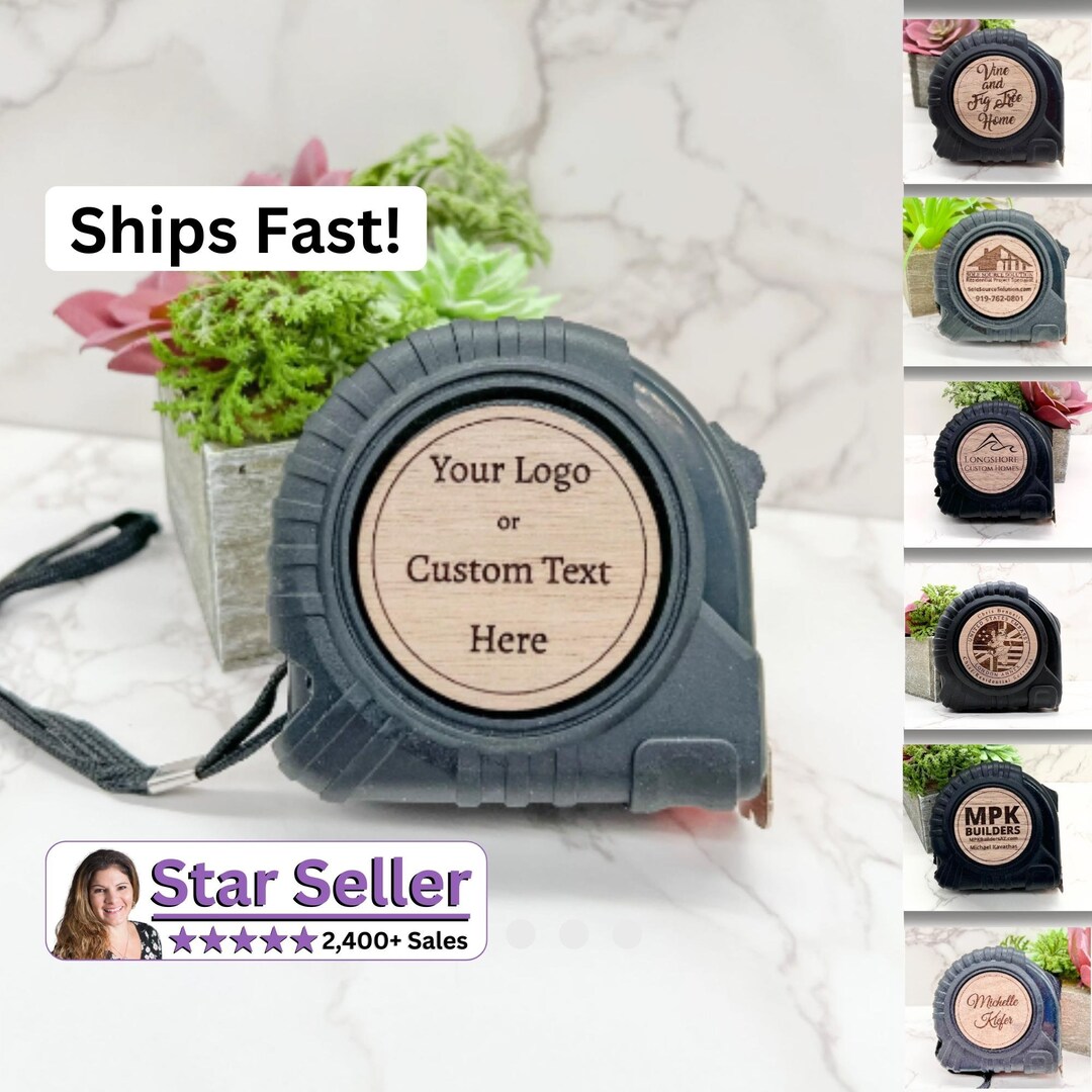 Branded Logo Tape Measure Personalized Realtor Gift Lender Closing Gift