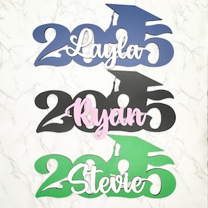 2025/2026+ Personalized Graduation Photo Prop with Name / Congrats Grad Photo / Senior Photo / 2025 Grad / 2026 Grad / Any Year