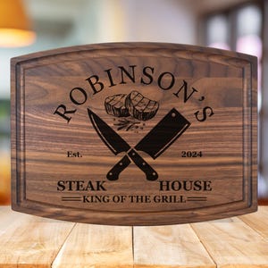 Personalized Cutting Board Gift for Dad, Grandad, Grandaddy, Grandfather, Pop, Papa, PawPaw - Father’s Day, Birthday, Christmas - BBQ Grill