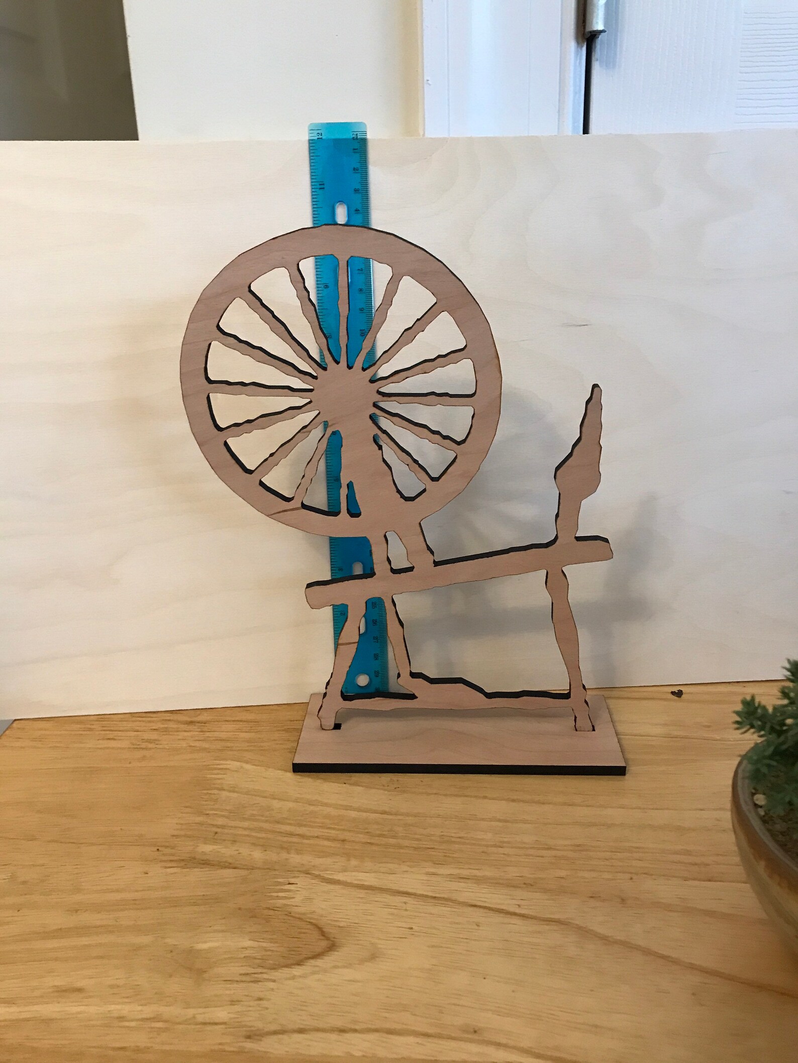Spinning Wheel Spindle Sleeping Beauty Wood Display Etsy