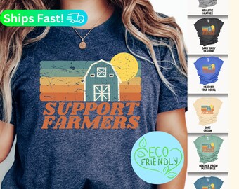 Unterstützen der Bauern Shirt Landwirtschaft Shirt