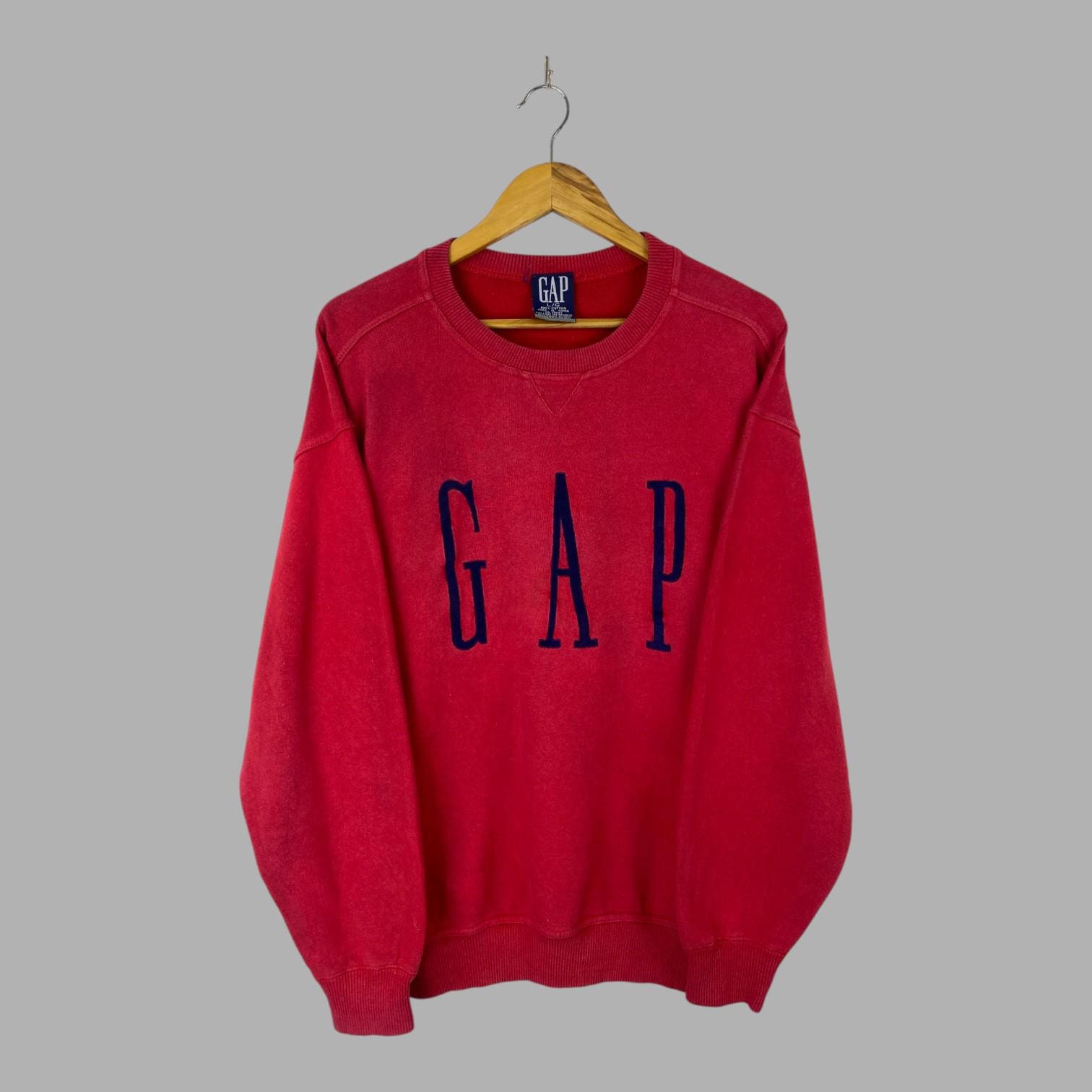 トップス 90's OLD GAP red sweater Red Gap Sweater - Etsy