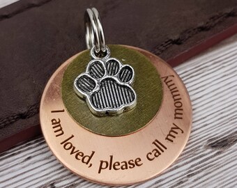 designer dog tag etsy