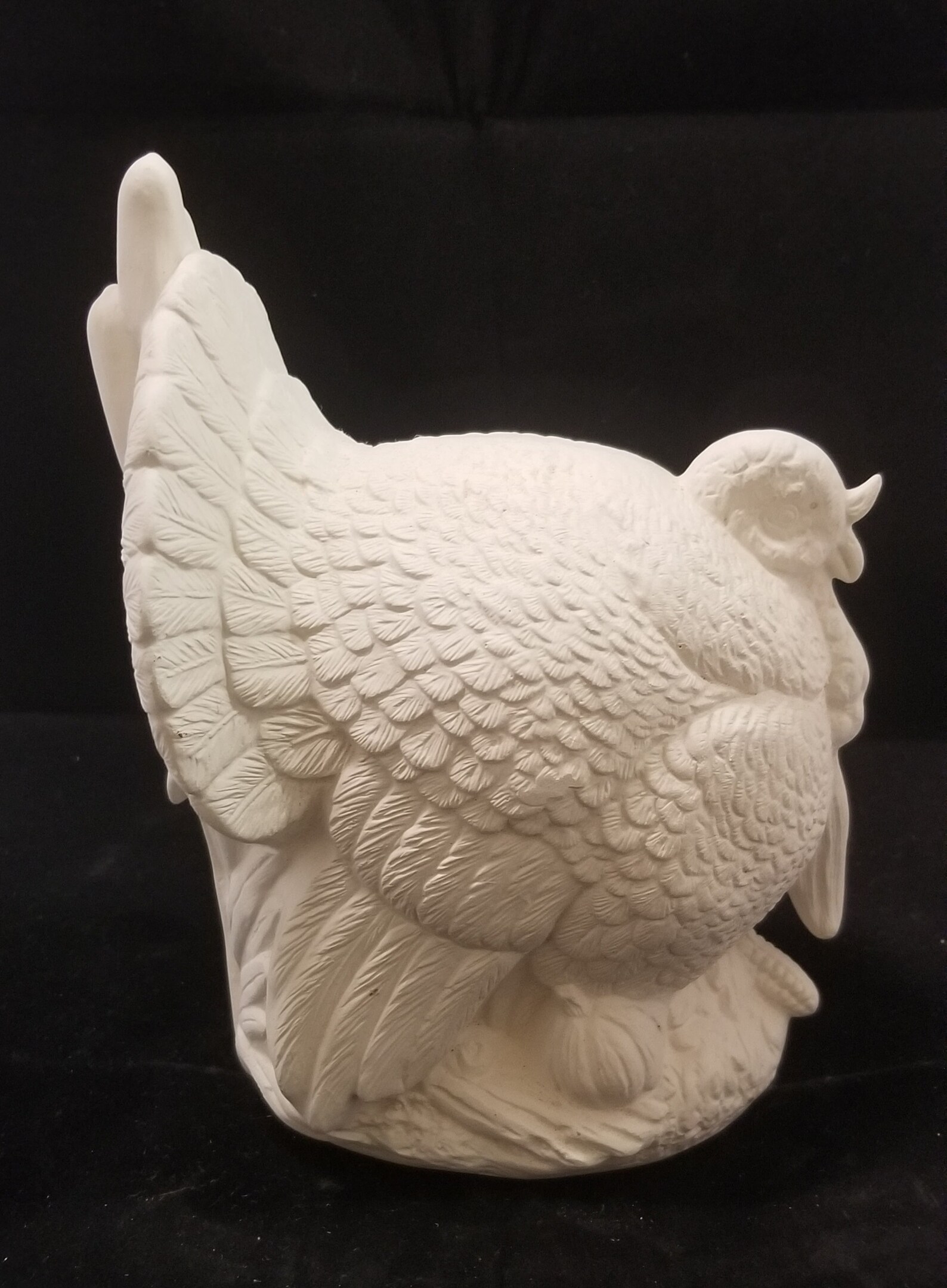 Ceramic Turkey Unfinished Bisque Unpainted Thanksgiving Etsy