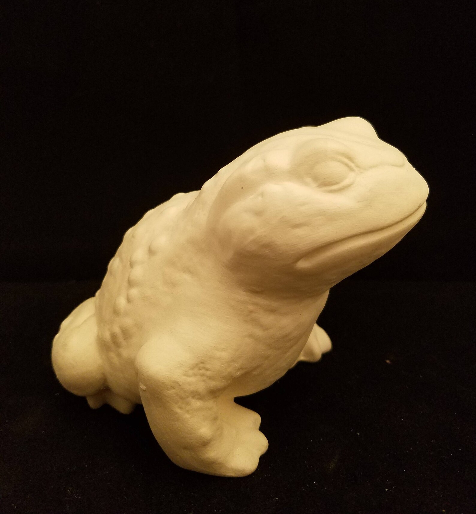 Unpainted Ceramic Frog Unfinished Bisque Unfinished Etsy