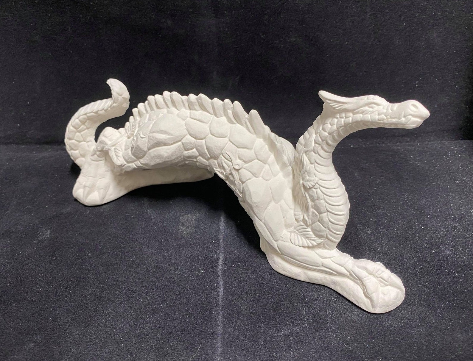 Unpainted Ceramic EARTH Dragon Unfinished Bisque Unpainted Etsy