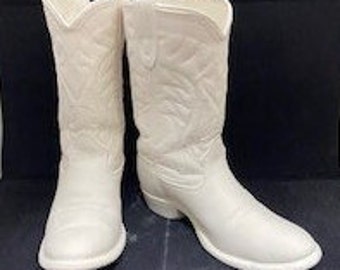 Unpainted Ceramic Boot, Realistic Cowboy boots, Unfinished Bisque, Cowboy Boot, Left & Right, Sold as Pair Only, Western ceramics, Southwest
