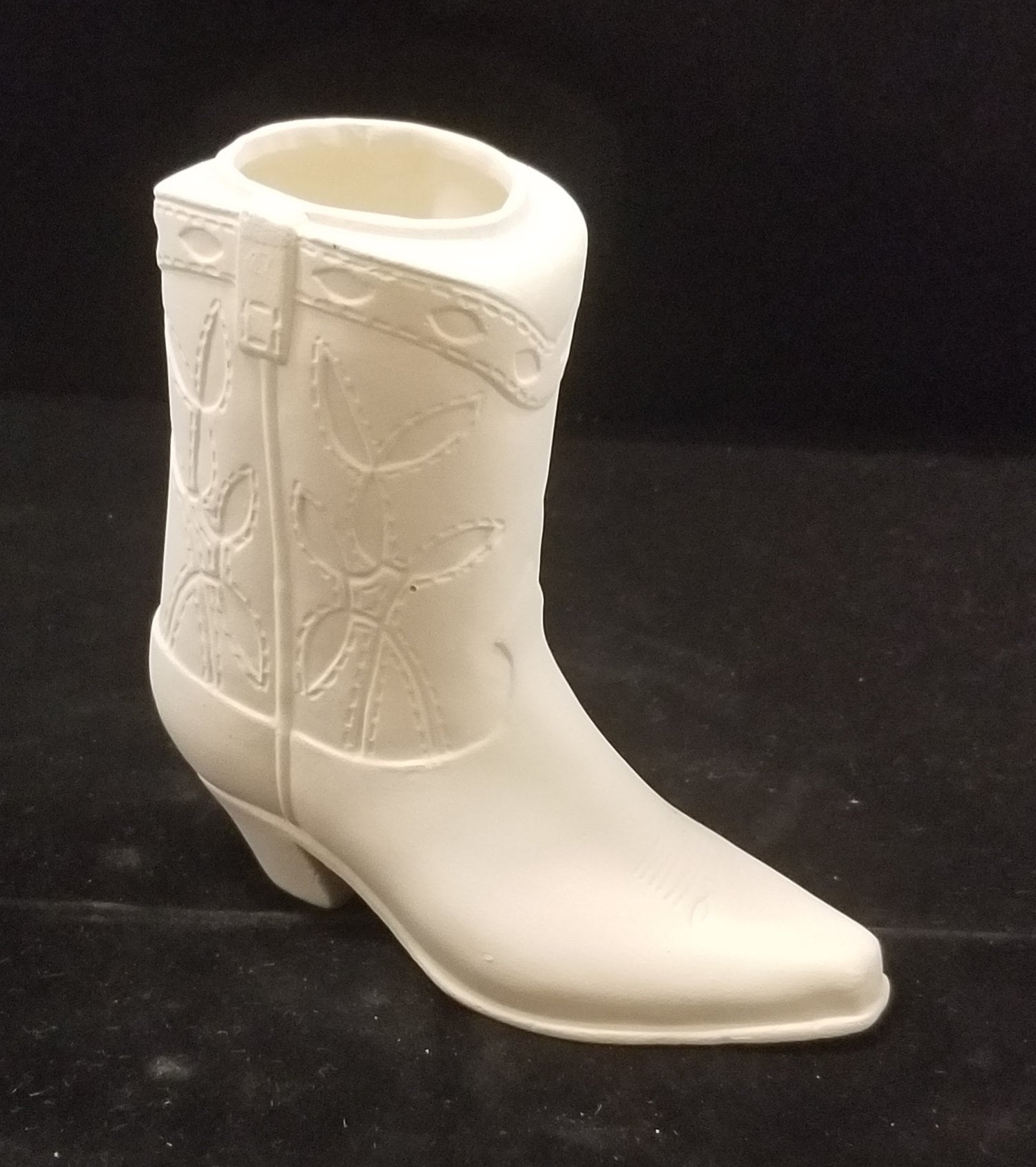 Unpainted Ceramic Boot Cowboy boot Unfinished Bisque Cowgirl Boot Western ceramics Ready to Paint Southwest decor