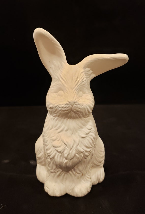 Unpainted Ceramics Spring Decor Sweet Easter Bunny 3 Tall Ready to ...