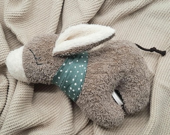 Spieluhr Eselchen braun (taupe dunkel) mit Wunschmelodie / Geschenk zur Geburt / Taufe / Babyparty