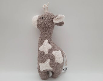 Spieluhr kleine Giraffe braun (taupe dunkel) mit Wunschmelodie