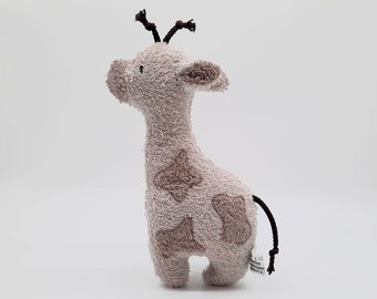 Kuscheltier kleine Giraffe taupe hell