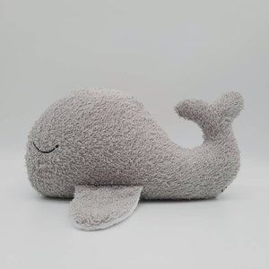 Music box whale in gray with desired melody image 1