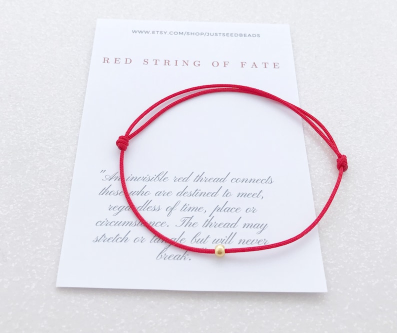 Red String Bracelet Red Protection Bracelet Good Luck Red Etsy