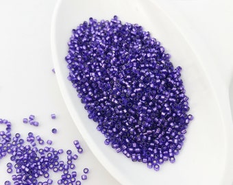 Silver-Lined Light Purple Seed Beads TOHO Size 15/0 Beads Light Purple TR-15-2224  Beading supplies Japanese Seed Beads Pack 10 grams