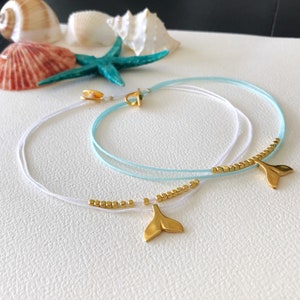 Whale Tail Anklet Charm , Anklet for Women, Bracelet Beach lover, Gift for Friends