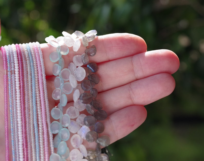 Choker Seed Beads Evil Eye Necklace Gemstone Collar Gift Etsy