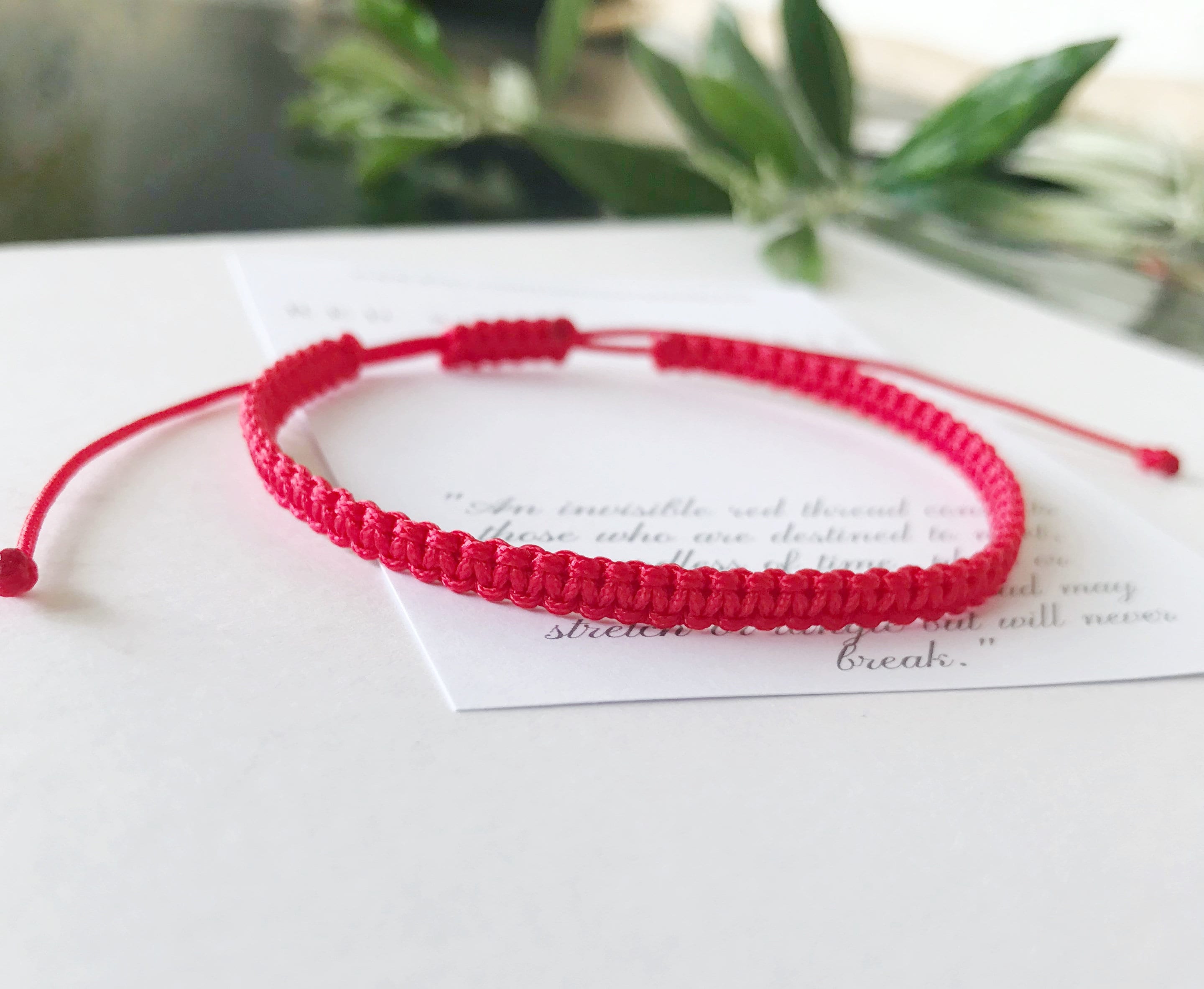 Bracelets in Jewelry Mother's Day Gift Simple Handwoven MOM Bracelet Red  Rope Bracelet Bracelets for Women 