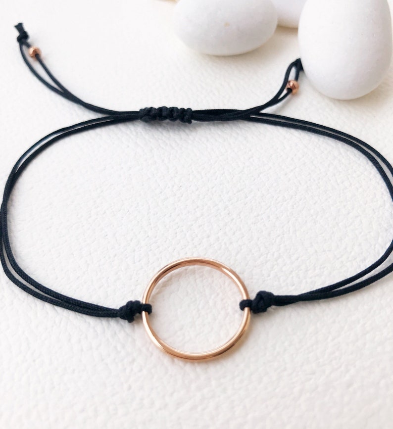 Gold Circle Anklet Bracelet for Women Anklet Cord String Etsy