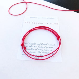 Armband rood koord, set van 2 Simple Every Day-armbandbescherming