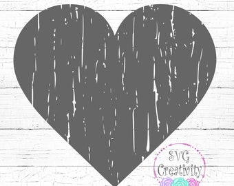 Download Distressed heart svg | Etsy