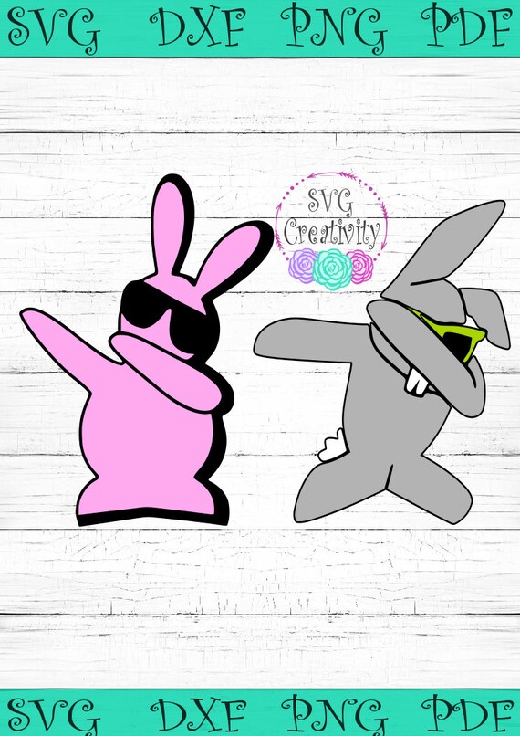 Download Dabbing Easter Bunnies Bundle SVG Dabbing Bunny SVG ...