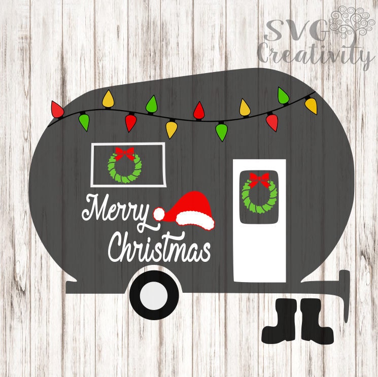 Download Christmas Camper SVG Merry Christmas Camper SVG Holiday | Etsy