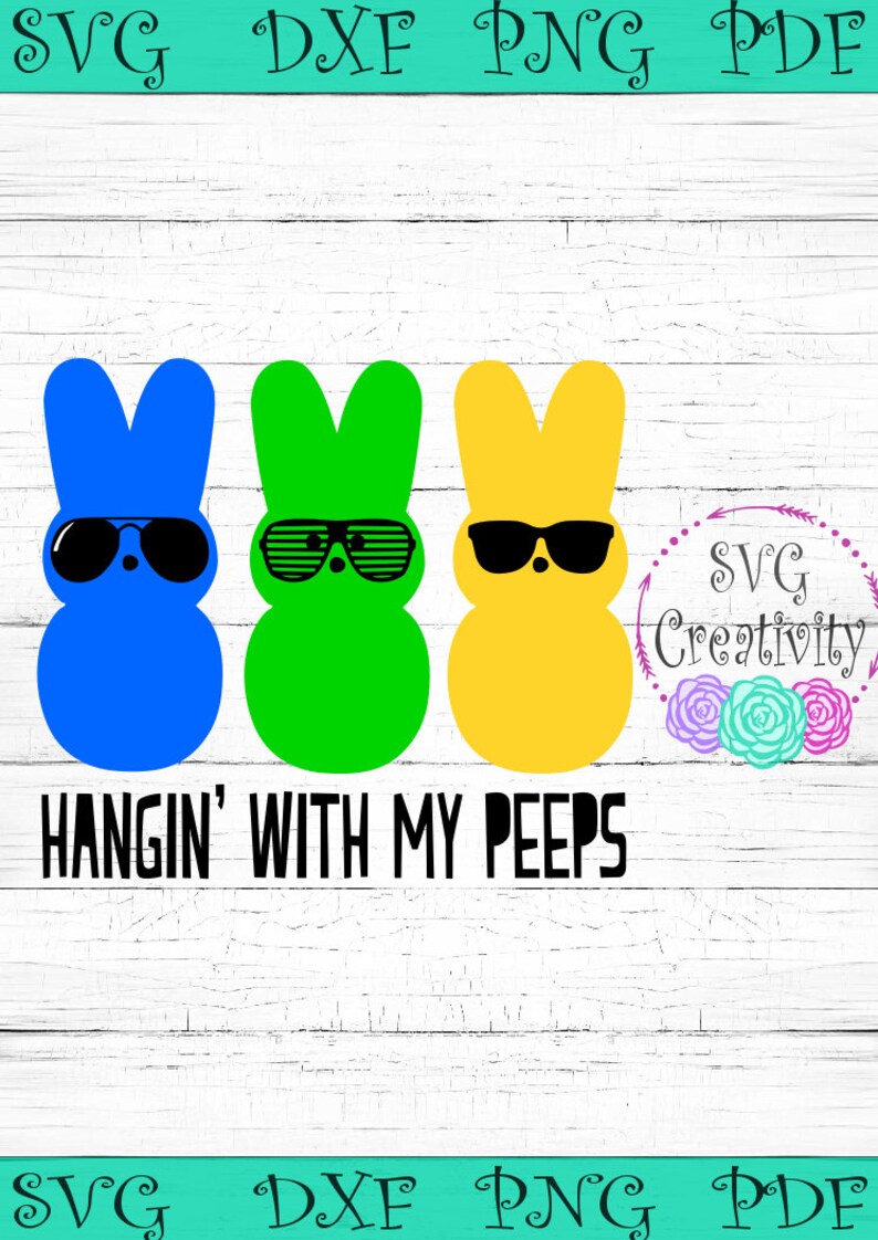 Download Hangin' With My Peeps SVG Hangin' With My Peeps Boy | Etsy