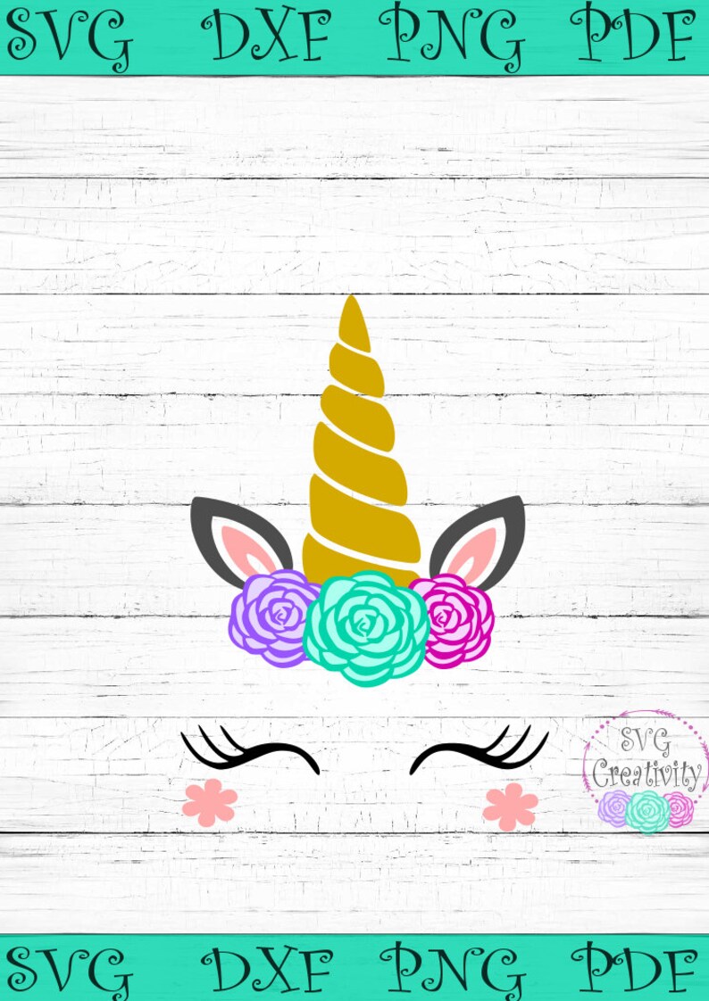 Free Free Unicorn Face With Roses Svg 934 SVG PNG EPS DXF File