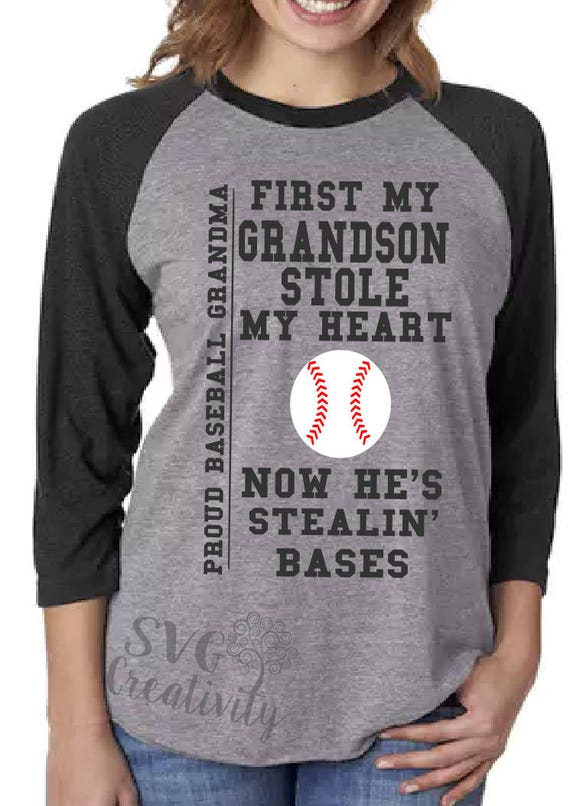 Download Proud Baseball Grandma Svg My Grandson Steals Bases Svg Etsy
