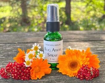 Bug Away Spray - Natural Insect Repellent - Natural Bug Spray - Essential Oils Bug Spray - For Outdoor Enthusiasts - Hiker Gift