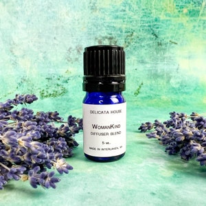 PMS Relief / Period Care Aromatherapy Blend Women's PMS Essential Oil Blend / Natural Menopause Relief / Sensual and Calming Diffuser Blend image 3