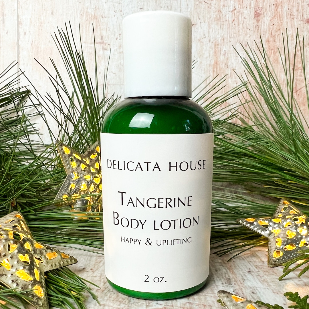 Tangerine Body Lotion Citrus Body Lotion Aromatherapy Body Lotion