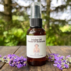 Jojoba Facial Cleanser - Jojoba Cleansing Oil - Hydrating Jojoba Oil Cleanser - Clean Beauty - Clean Skincare - Clean Facial Cleanser