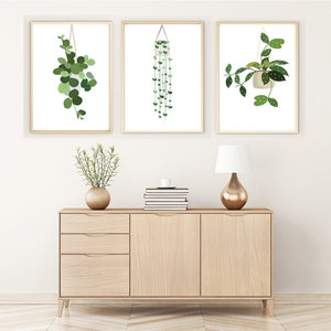 Leaf Print, Plant Prints, Printable Wall Art, Botanical Print, Botanical Art, Planter Print, Instant Download Printable Art, Greenery