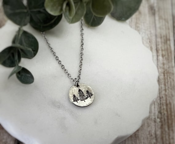 Three pines necklace clearance