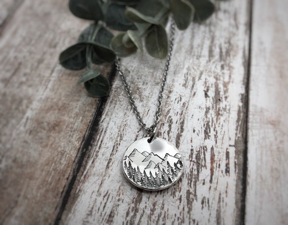 Etsy mountain necklace sale