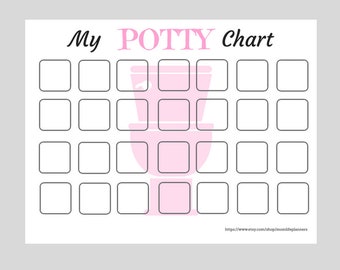 Potty Sticker Chart Girl