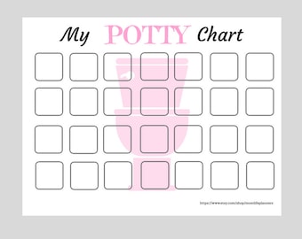 Potty Sticker Chart Girl