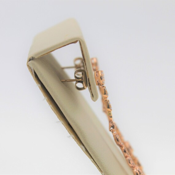 Vintage 1990s Handmade Solid 14K Rose Gold 2.50 C… - image 3