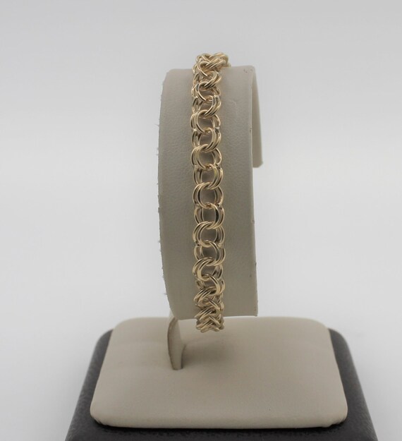 Vintage 1960s 14K Yellow Gold Bracelet. Beautiful… - image 1